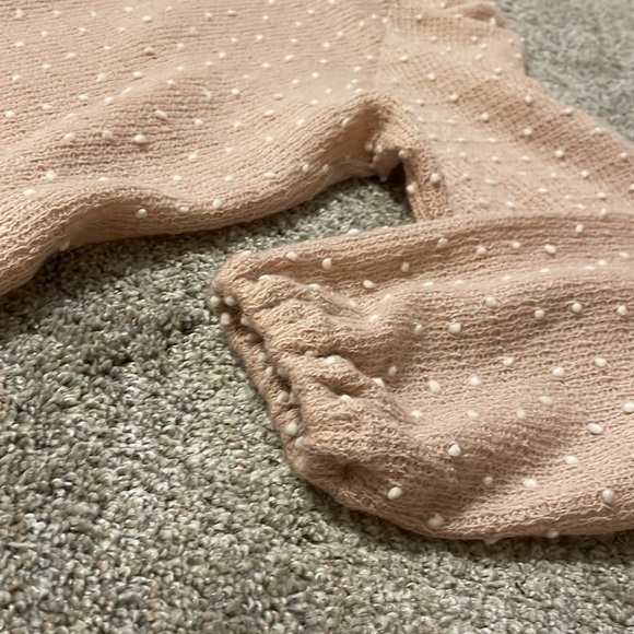 Pink Swiss Dot Sweater - Picture 6 of 11